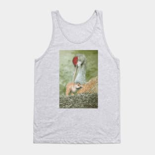 Sandhill crane newcomer Tank Top